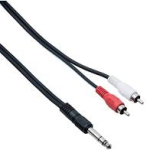 Naxius Audio Adapter Cable 3.5mm Male Jack / 2 x RCA 3m