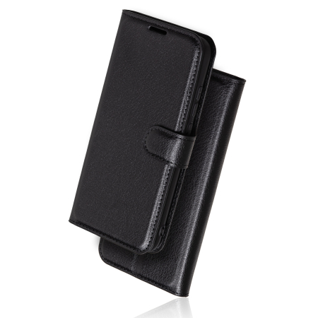 Naxius Case Book Black RedMi Note 5_Note 5 Pro